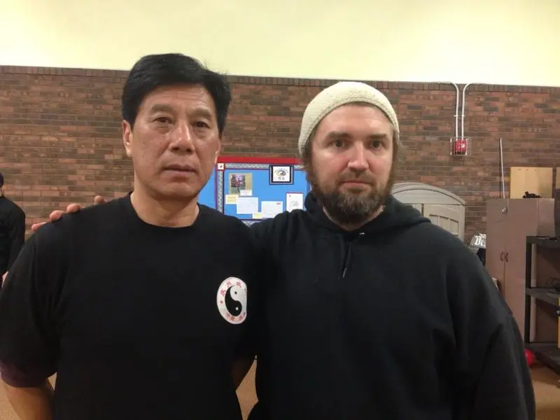 Dr. Micah Naziri with his principal Chen-family teacher Chen Yaoze