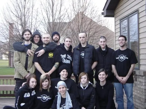 Dr. Micah Naziri with a martial-arts school community