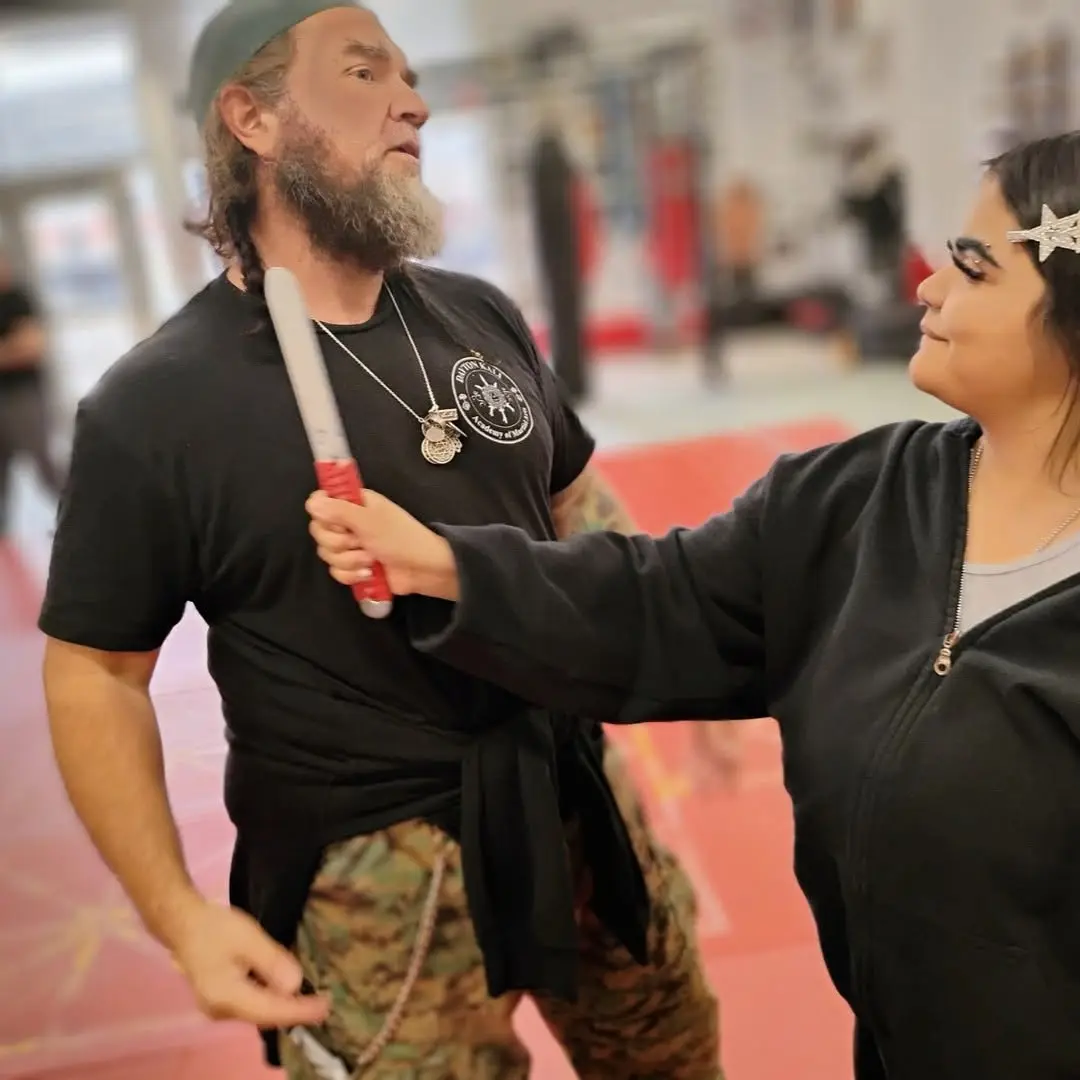 Close-quarters weapons-defense training